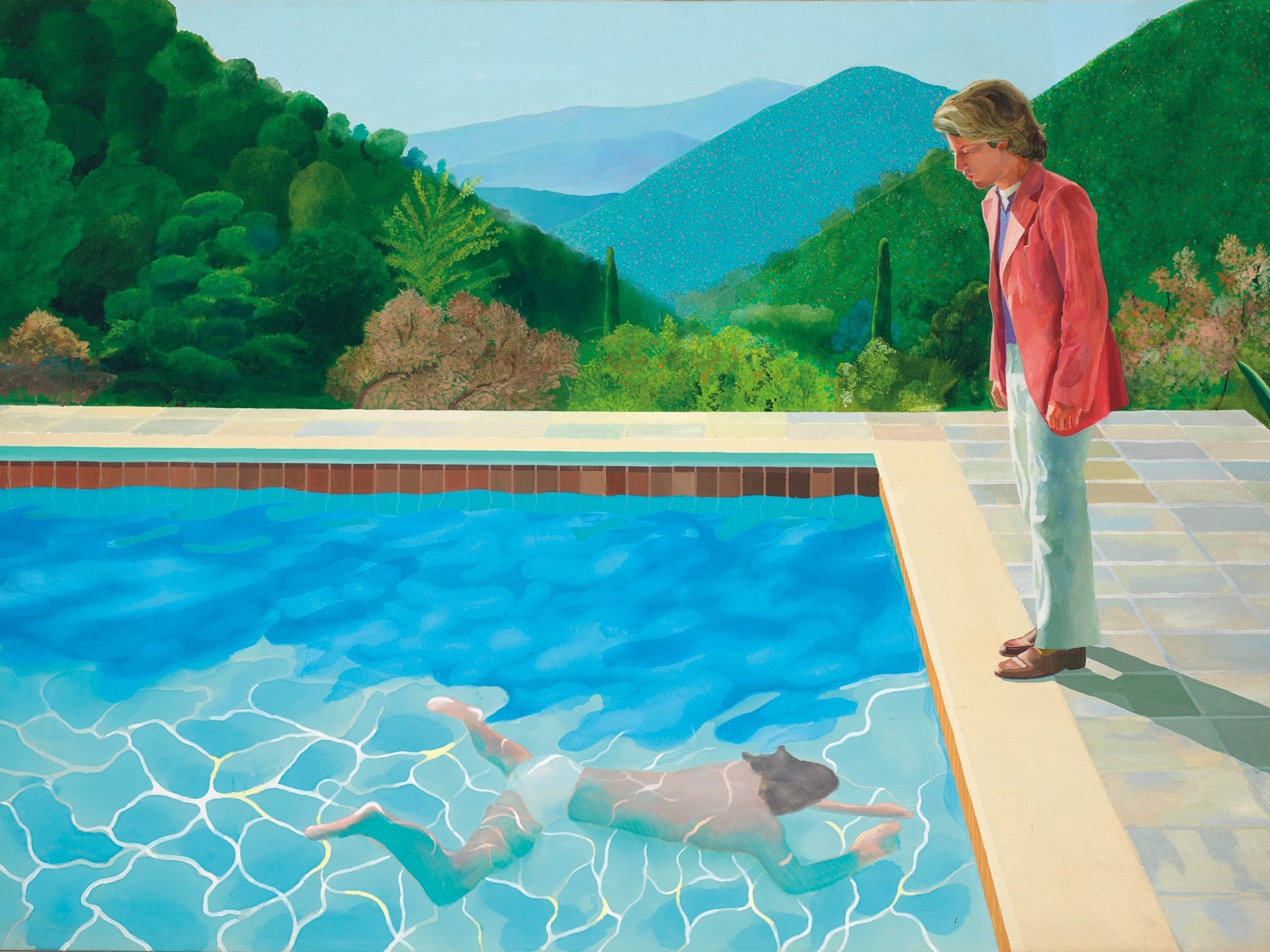 ‘Portrait of an Artist (Pool with Two Figures)’ by David Hockney