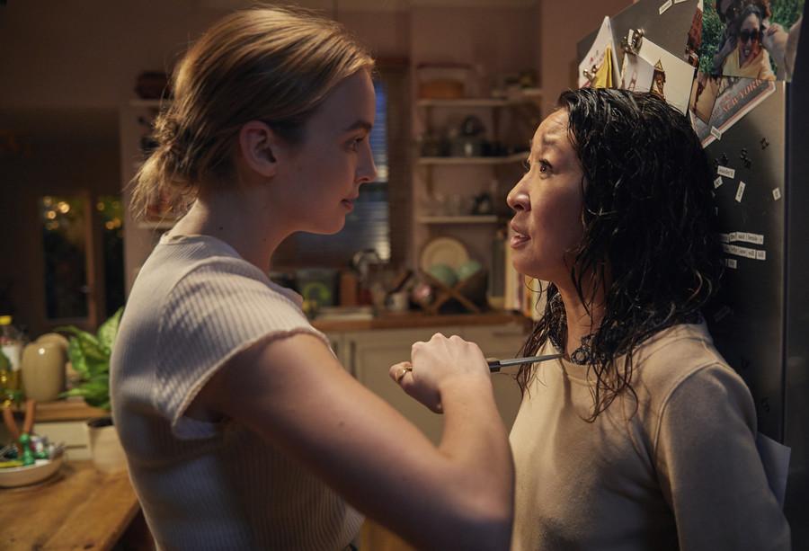 The chemistry between Villanelle (Jodie Comer) and Eve (Sandra Oh) in 'Killing Eve' is intense