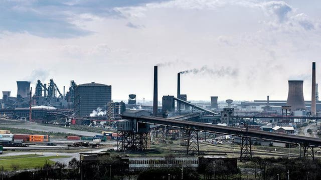 The company operates manufacturing plants in Scunthorpe (pictured), Skinningrove and Teesside, and carries out research and development in Rotherham