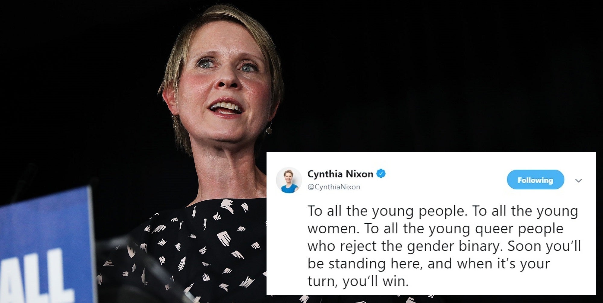 'We have to take our party back' - Cynthia Nixon's inspiring concession ...