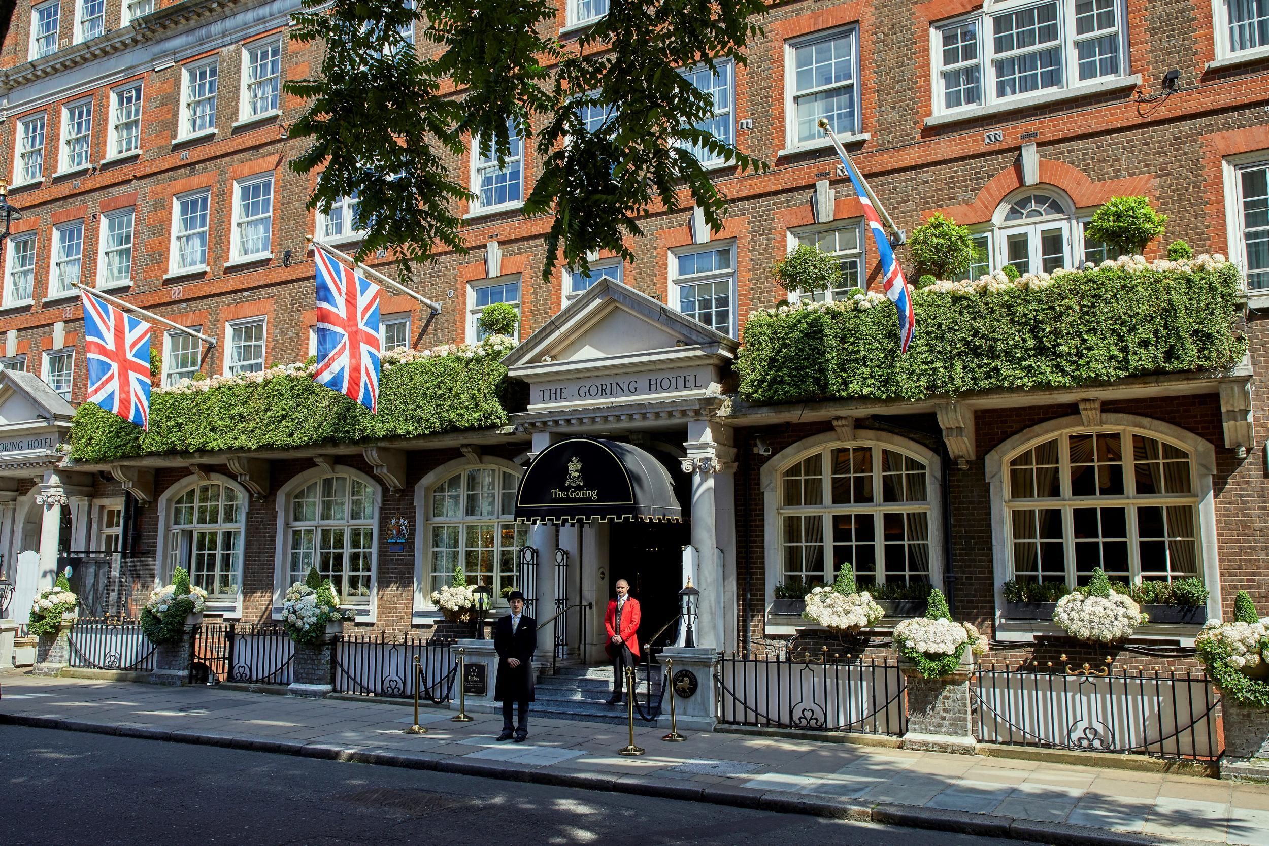 The Goring is a "baby grand" hotel in the centre of London