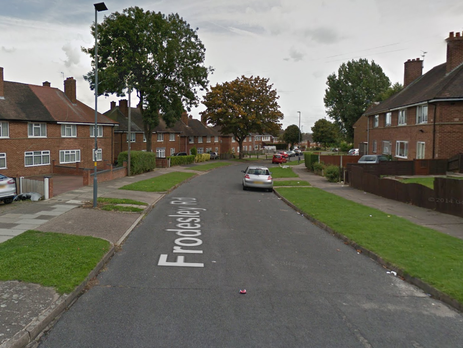 A teenager and a woman have been shot in Frodesley Road in Birmingham