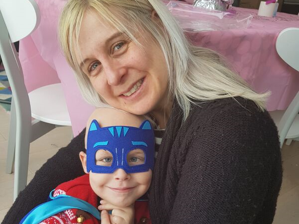 Four-year-old Alex was diagnosed with medulloblastoma in September 2017