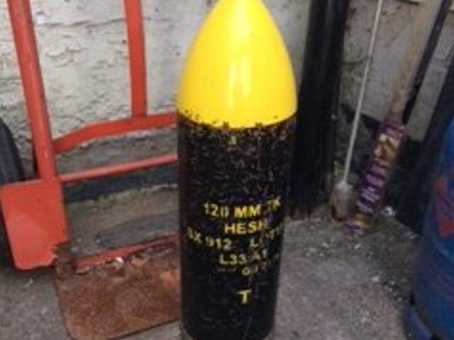 Police in Kingston upon Thames had to close a road after someone used an anti-tank missile as a door stop