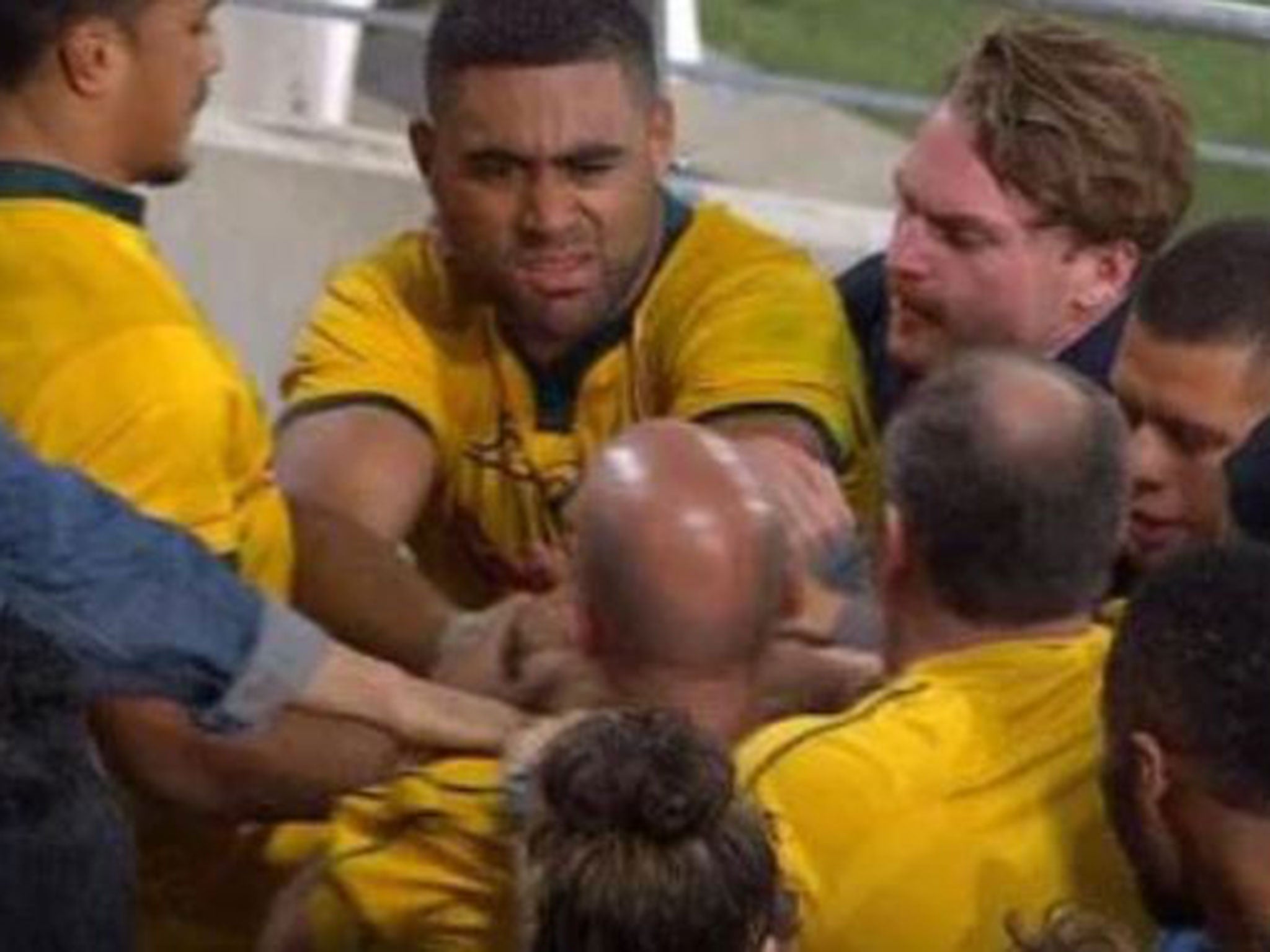 Lukhan Tui was involved in an altercation with a Wallabies fan