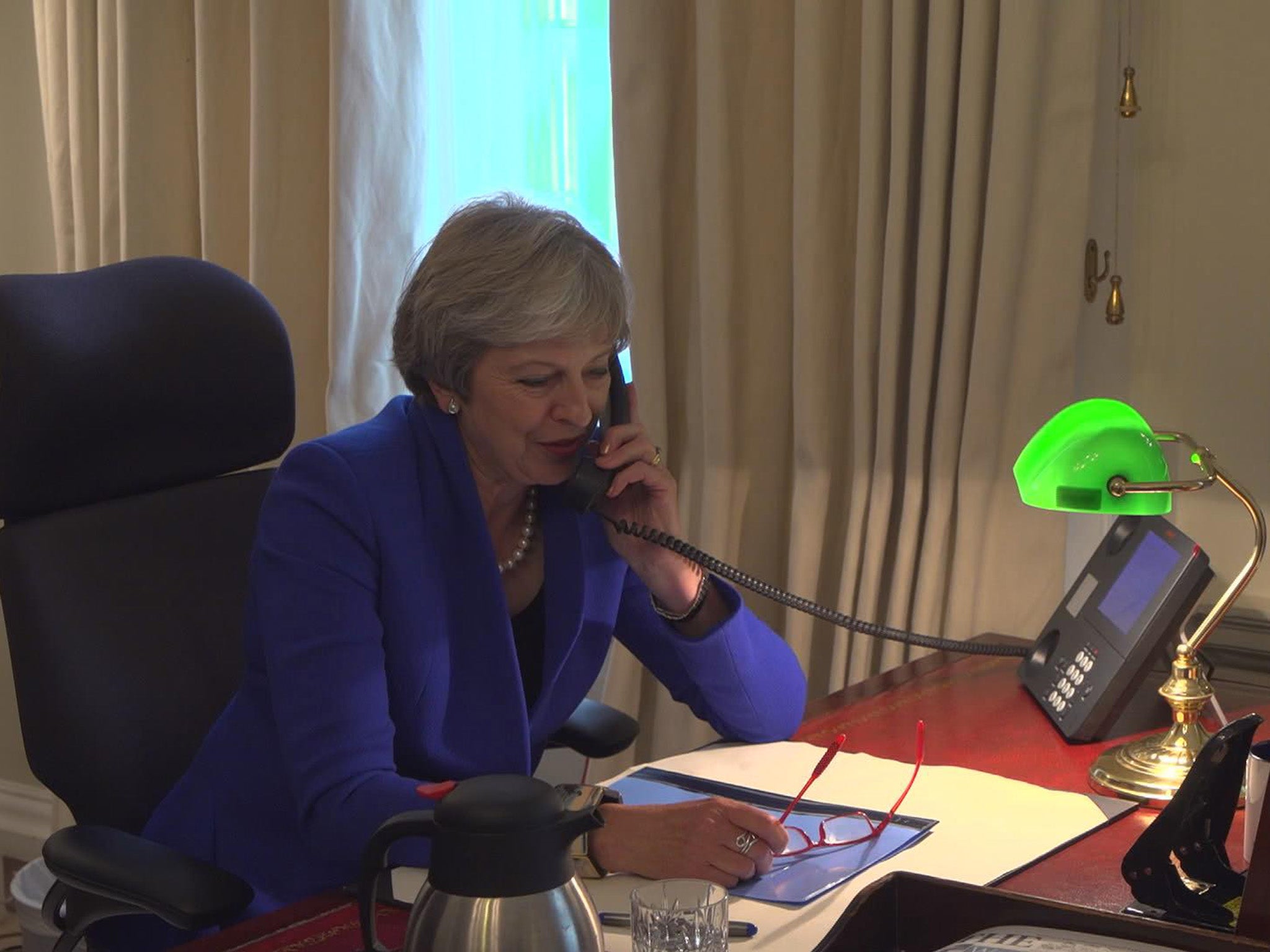 The PM insisted the debate was not about her future, but that of the UK