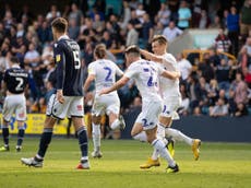 Leeds remain top after late equaliser bags them a point at Millwall