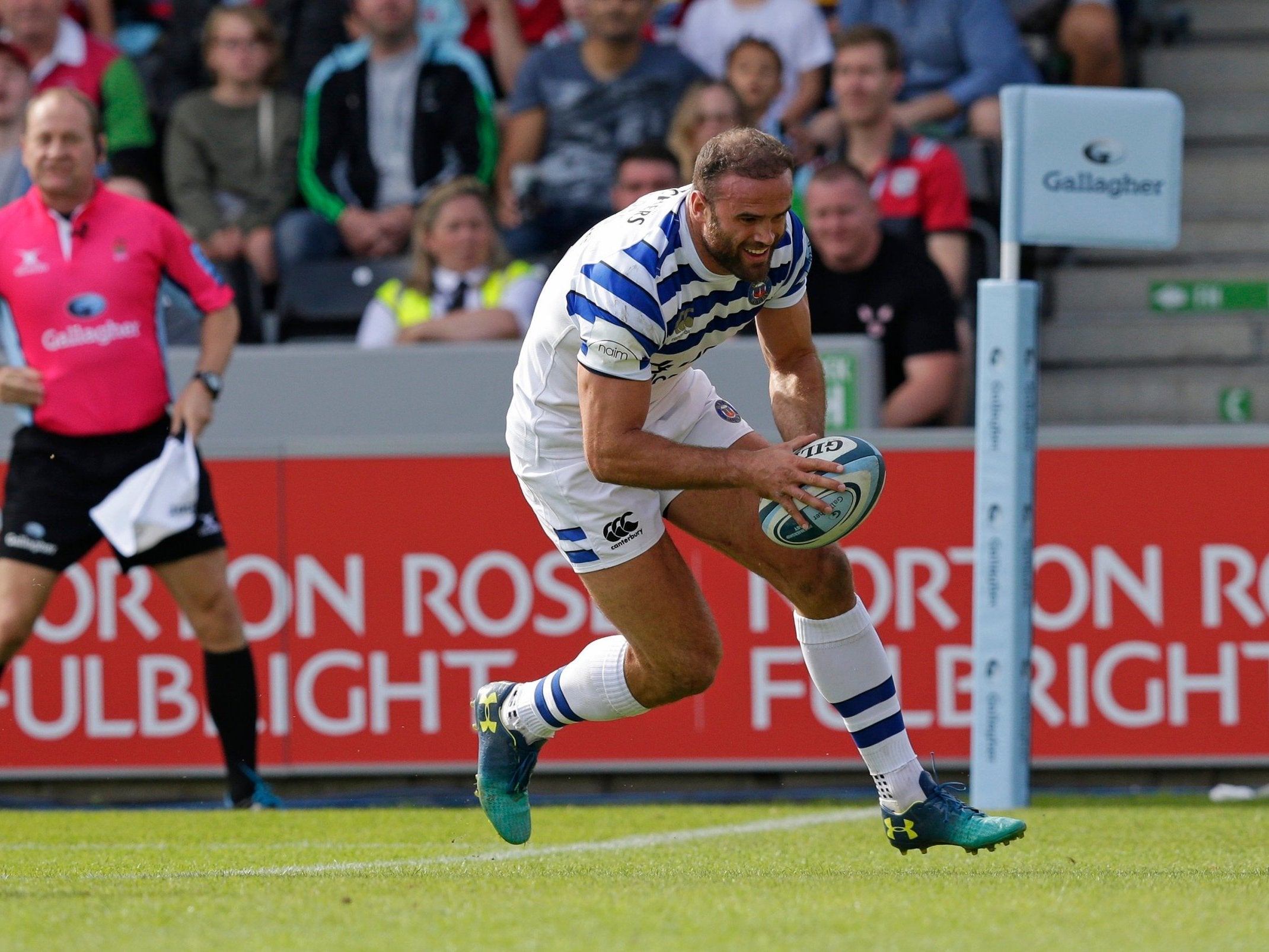 Jamie Roberts enjoyed scoring for Bath against his former club