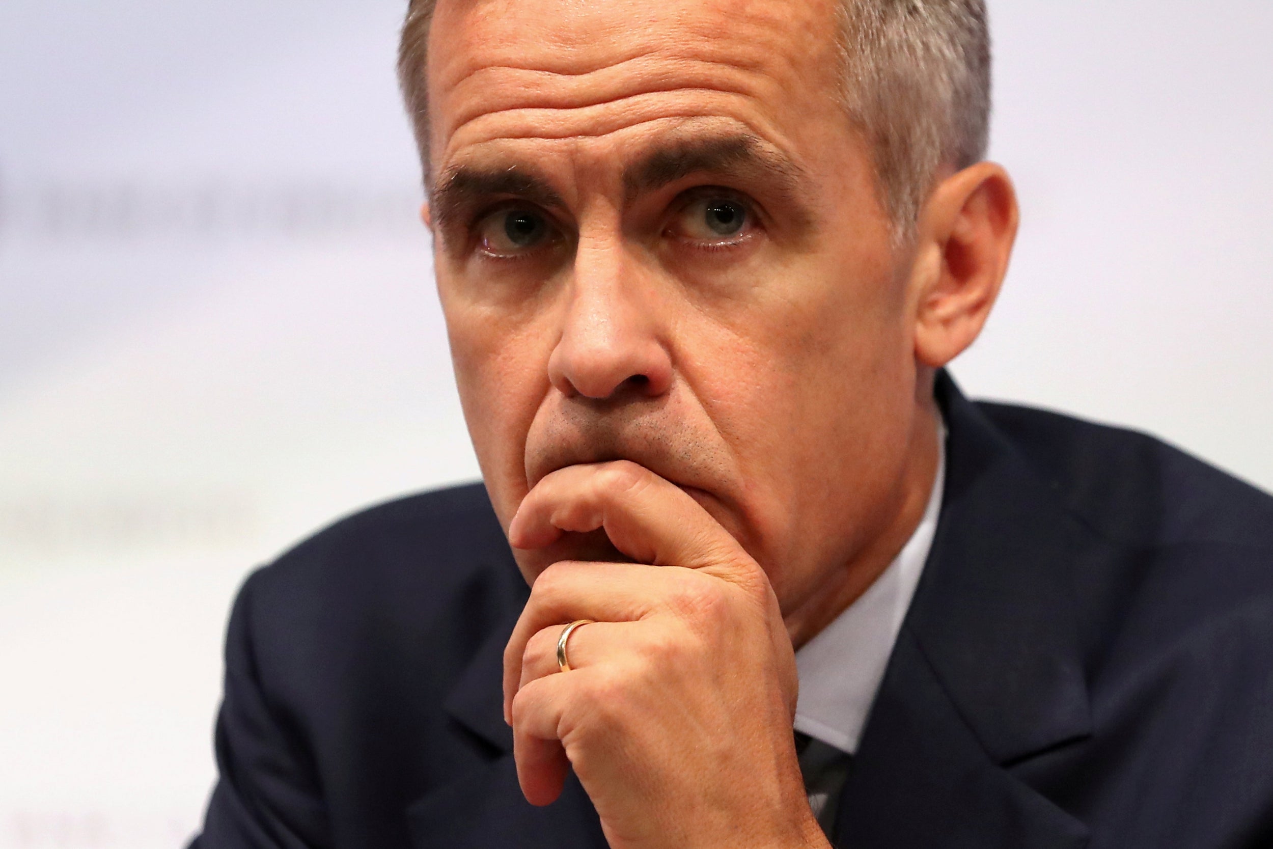 A worried man? Bank of England governor Mark Carney doesn't have good cards it comes to handling Brexit