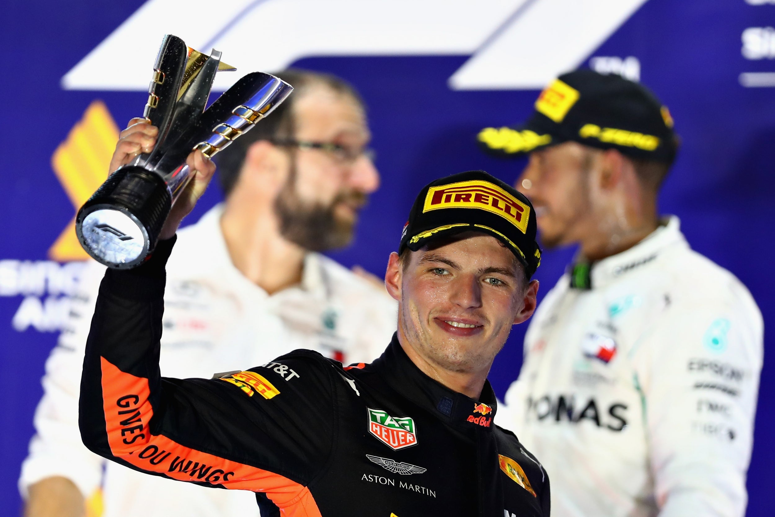 Verstappen was deservedly delighted with second place