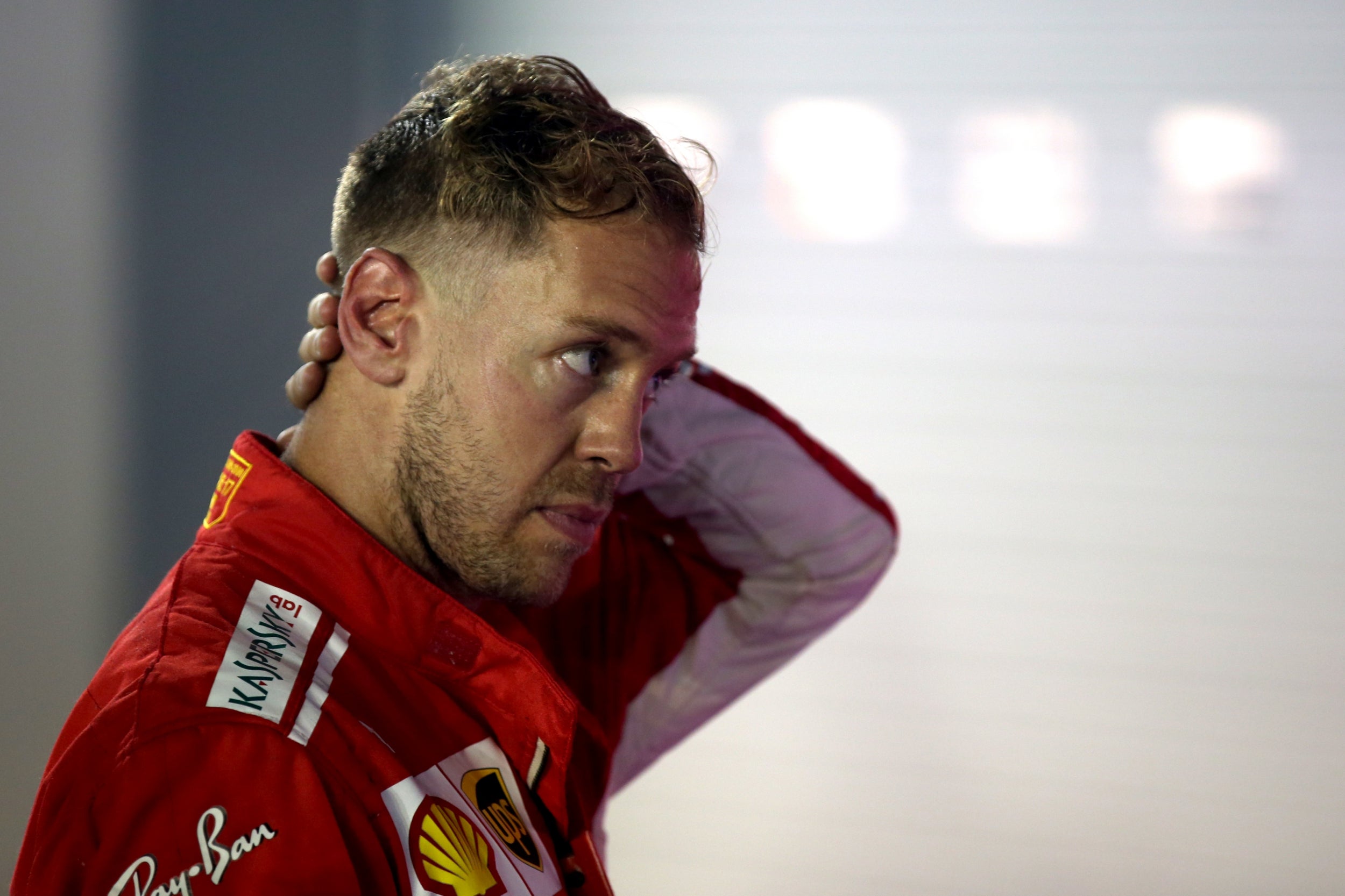 Vettel is starting to act like a beaten man