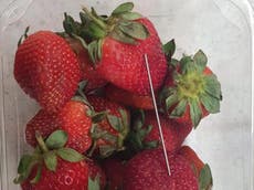Young boy arrested for spiking strawberries in Australia with needles