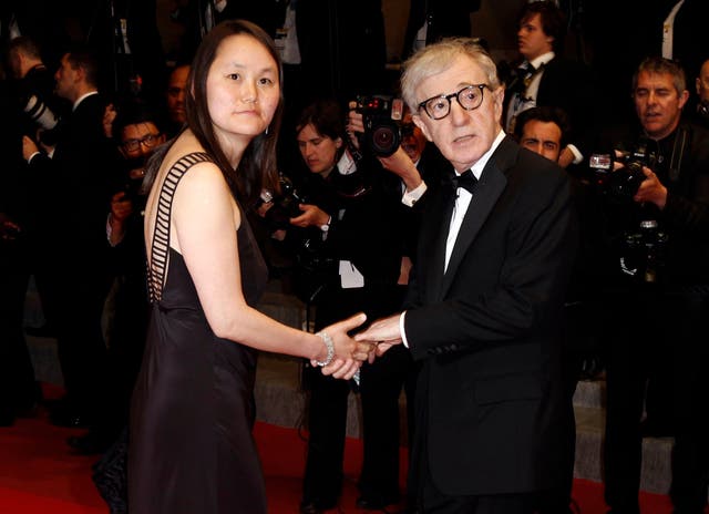 Soon-Yi Previn and Woody Allen at Cannes Film Festival in 2010