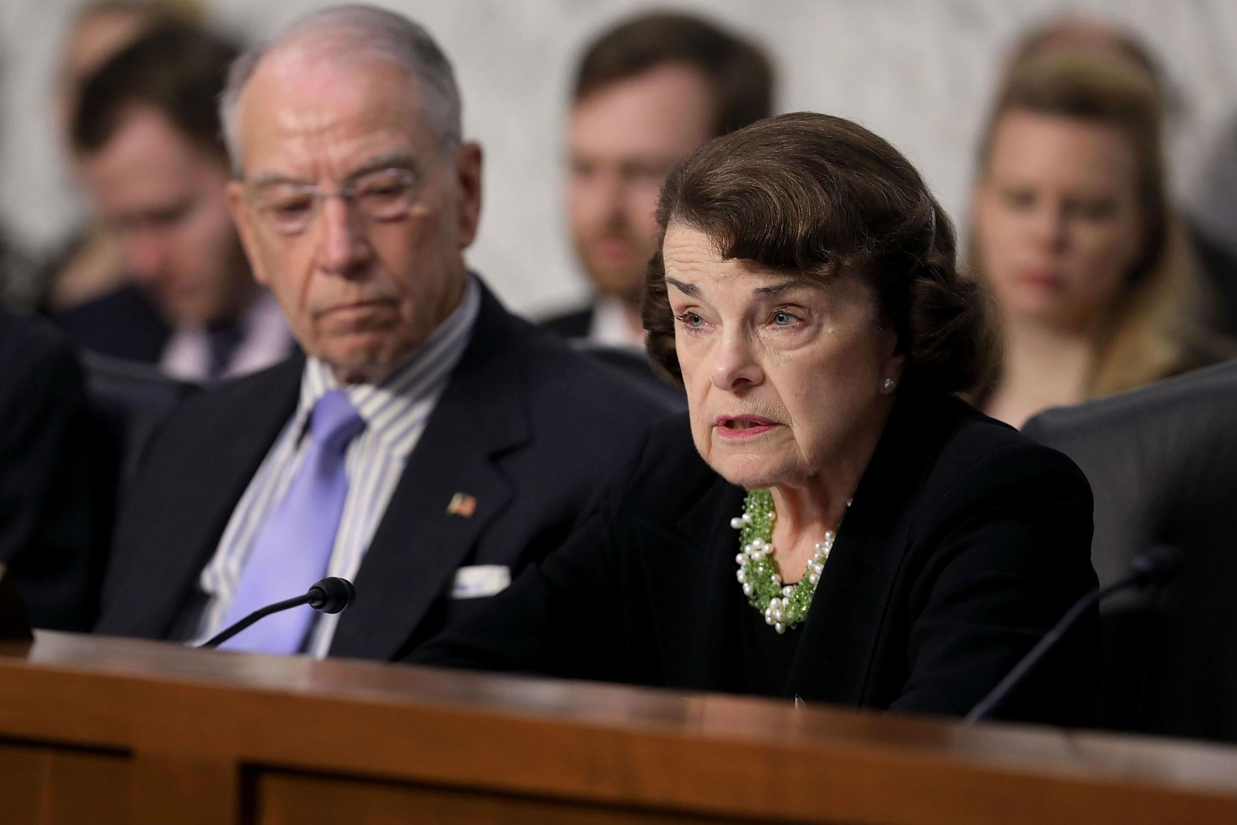 Senator Feinstein raised the Kavanaugh accusations with the committee last week