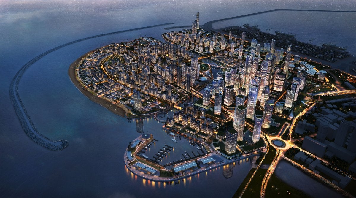 Rendering of Port City