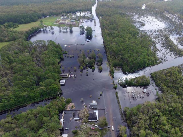 Florence brought heavy rains that have flooded large areas of the Carolinas
