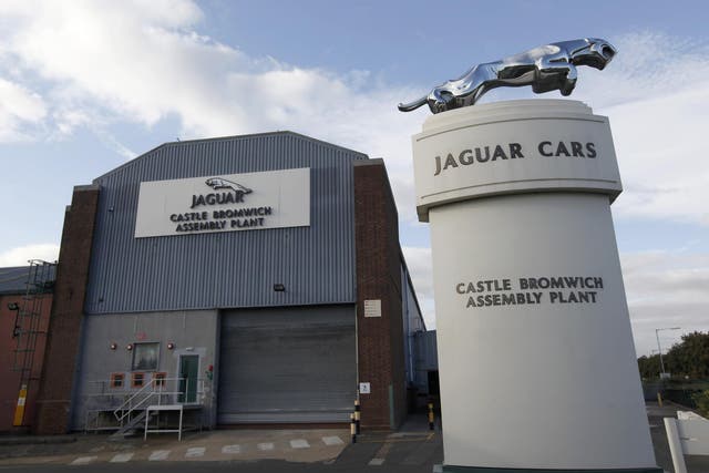 Jaguar assembly plant in Castle Bromwich, Birmingham, central England