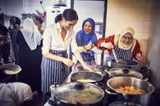The regular private visits Meghan makes to Grenfell community kitchen
