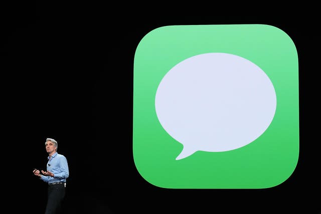 Apple's senior vice president of Software Engineering Craig Federighi speaks during the 2018 Apple Worldwide Developer Conference