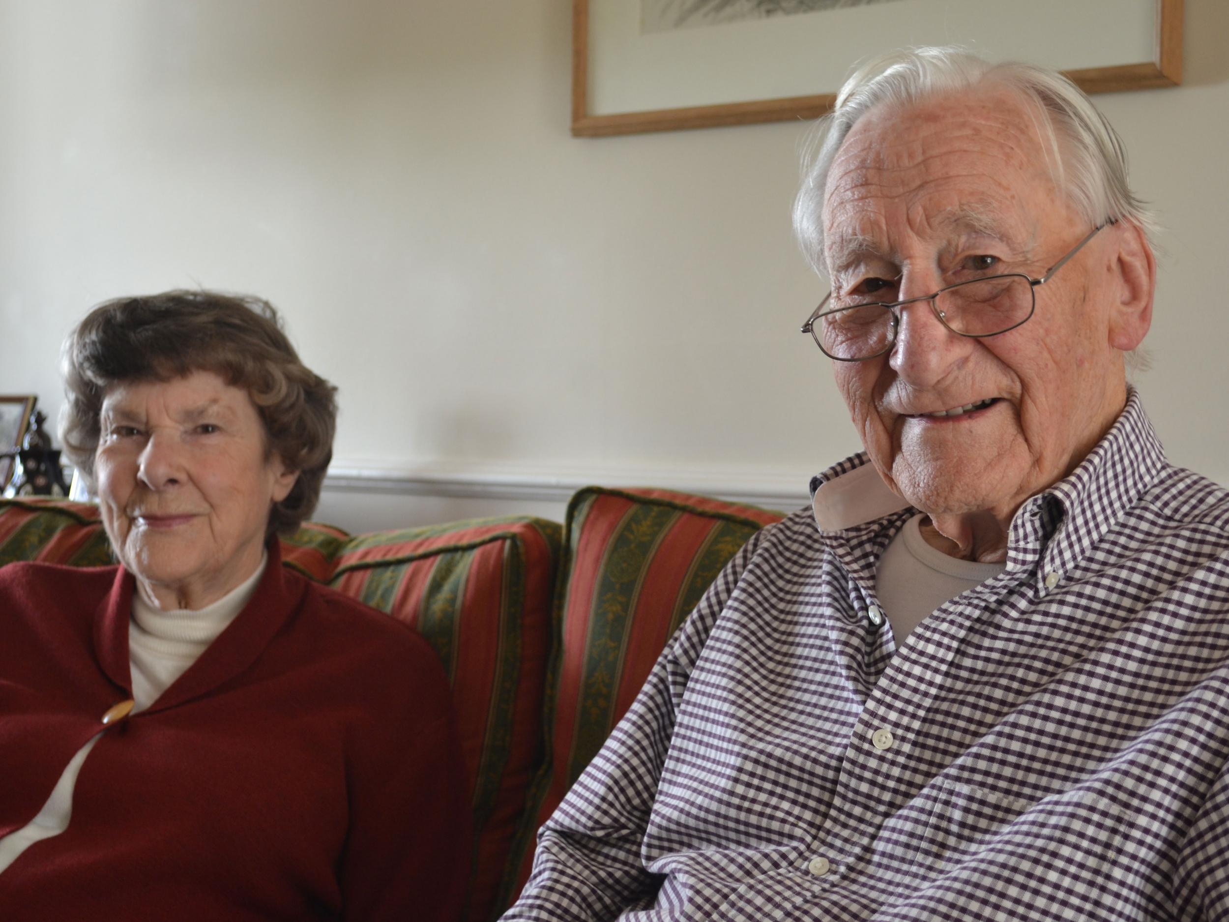 Denny, 90, and Rod, 95, are both passionate about Europe (Adam Lusher)