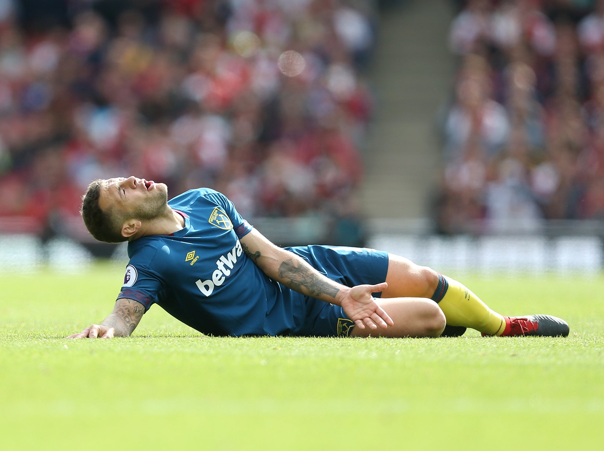 West Ham news: Jack Wilshere facing another spell on the sidelines after undergoing ankle surgery