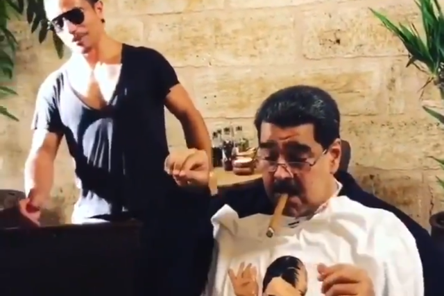 Venezuelan president Nicolas Maduro dines at 'Salt Bae' restaurant in Istanbul