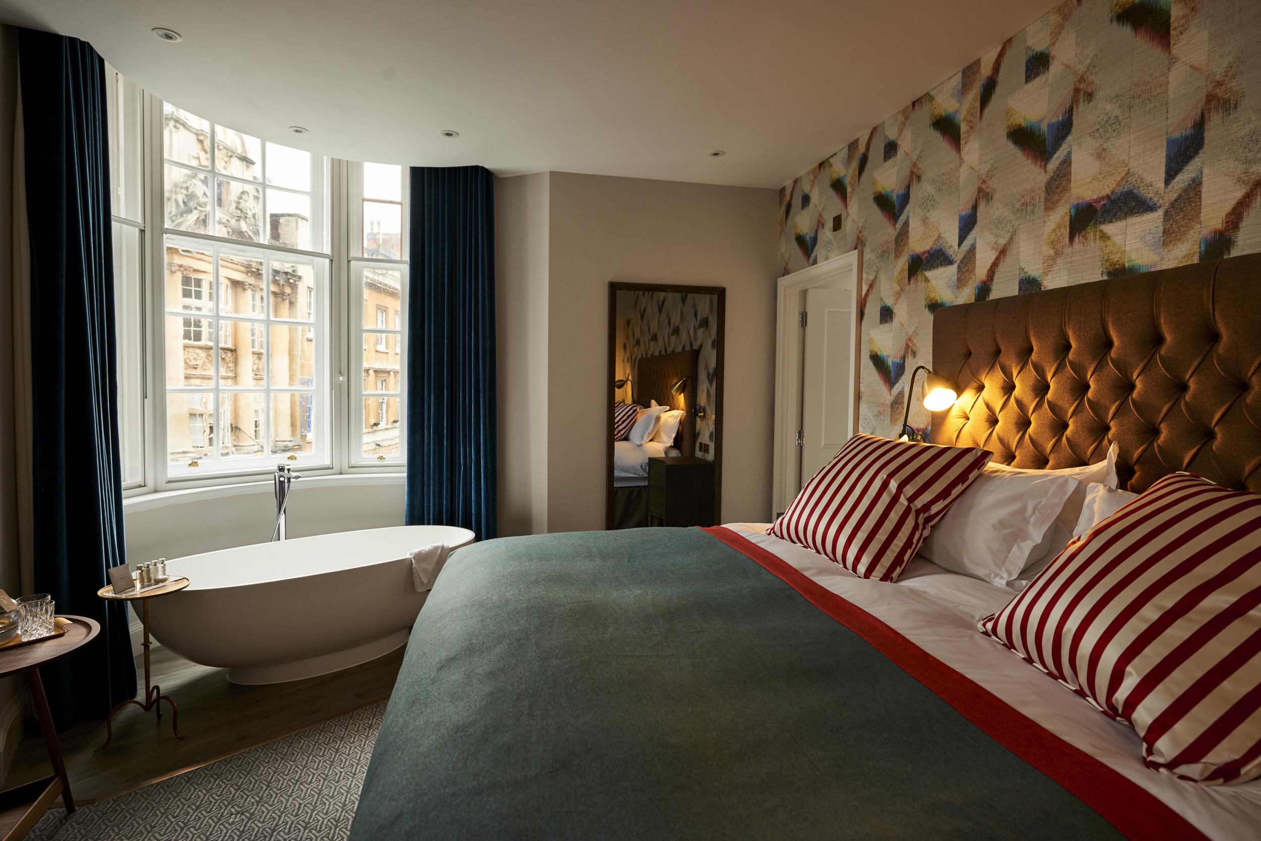 The corner suite at the lively Bristol Harbour Hotel
