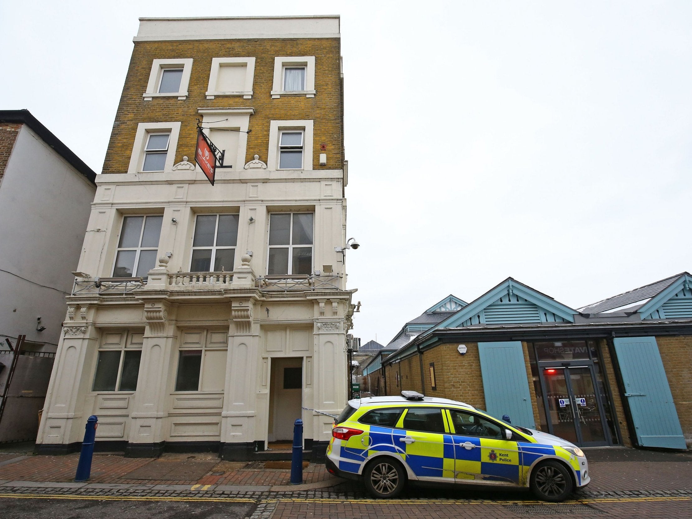 Blake's nightclub in Gravesend, the day after the incident