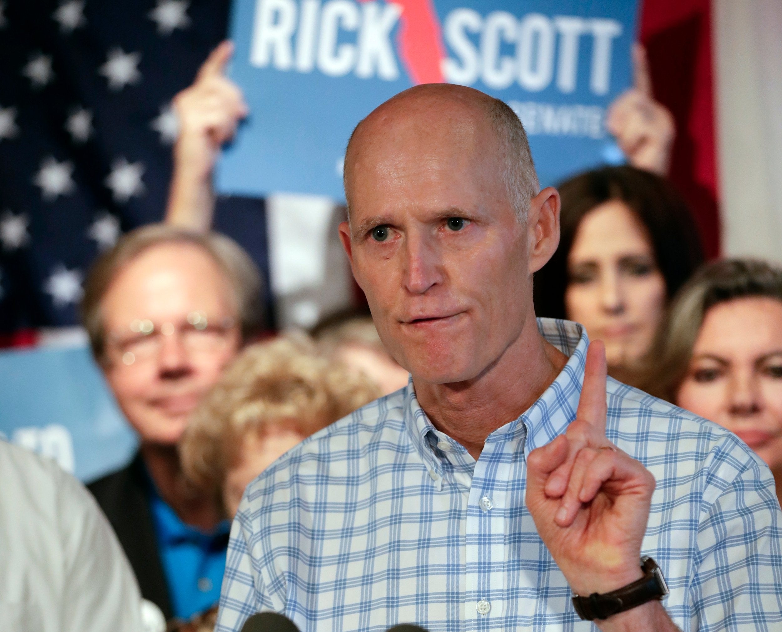 Mr Scott is running to become a US Senator representing Florida in Washington