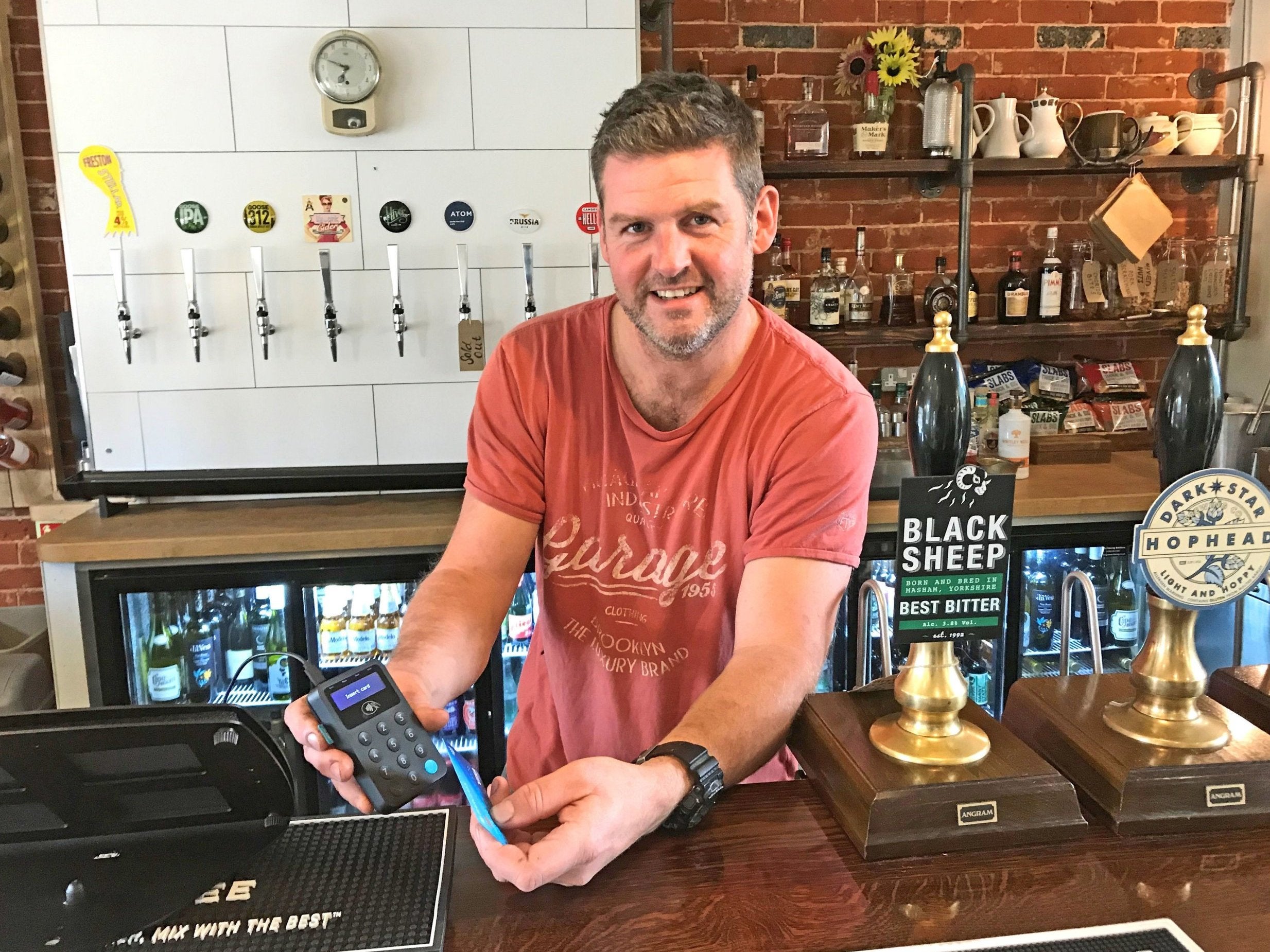 Landlord of the Boot pub Mike Keen