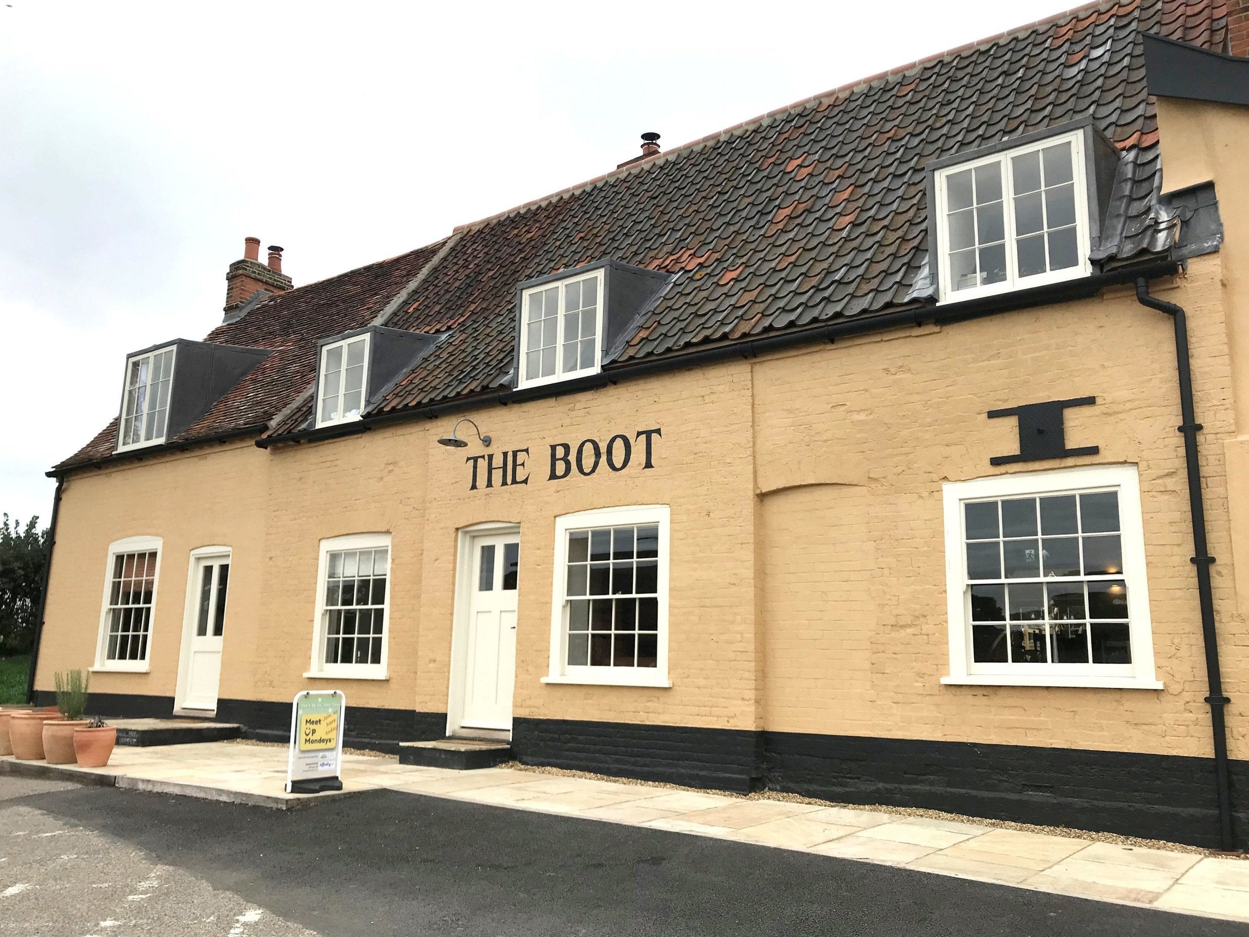 The Boot pub in Freston near Ipswich, Suffolk