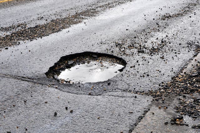 It cost £120m to repair more than 2 million UK potholes last year