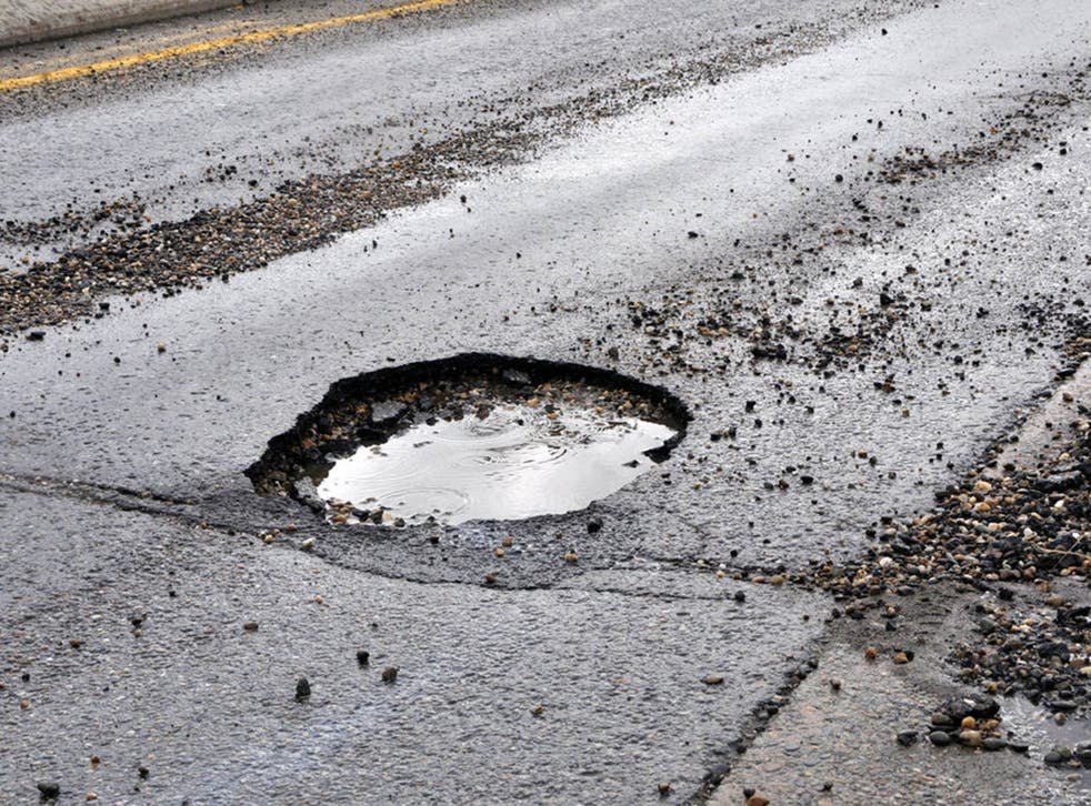It cost £120m to repair more than 2 million UK potholes last year