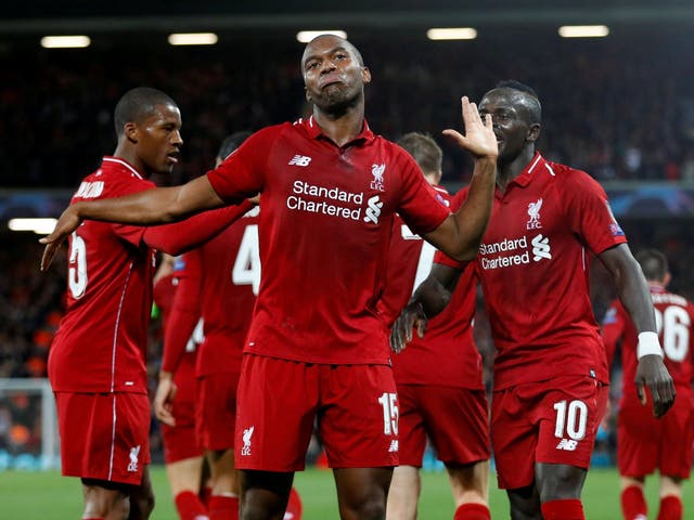 Daniel Sturridge scored Liverpool’s first of the night