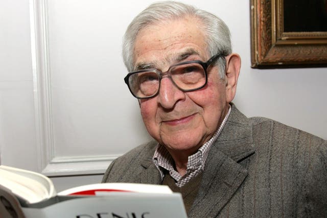 Denis Norden, photographed here in 2008, had a career in TV spanning six decades