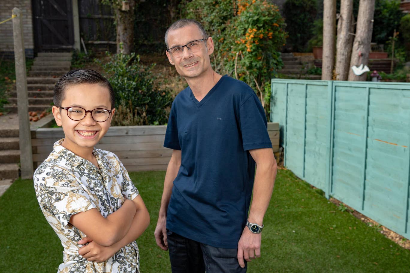 Alfie dan ayahnya, Gary.