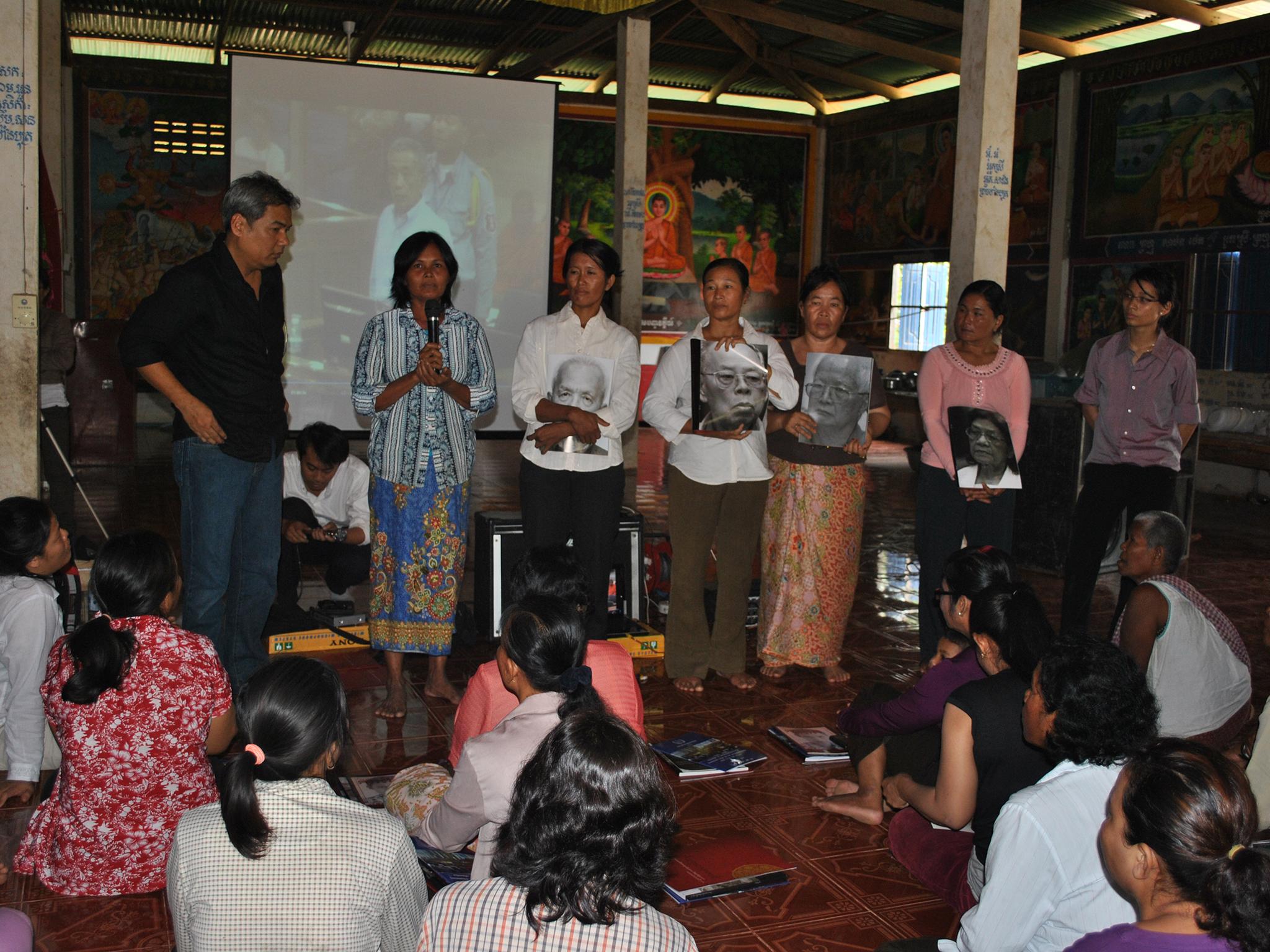 Families of the Khmer Rouge’s victims help to educate younger Cambodians about the genocide (Y