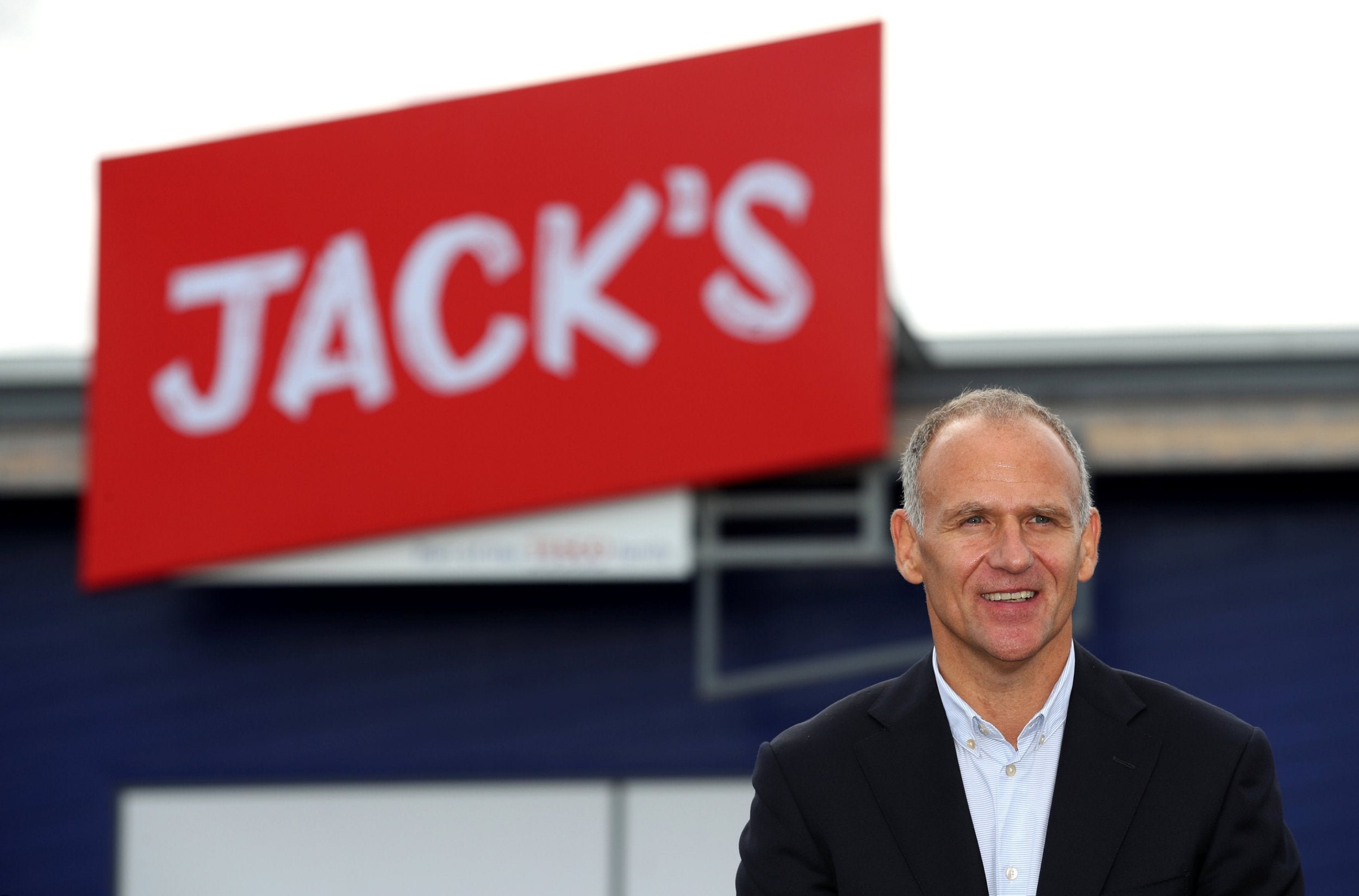 Tesco CEO Dave Lewis at the launch of new discount chain Jack's