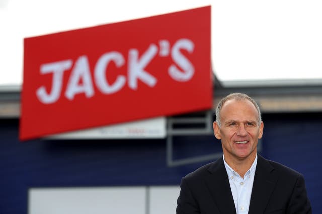 Tesco CEO Dave Lewis at the launch of new discount chain Jack's
