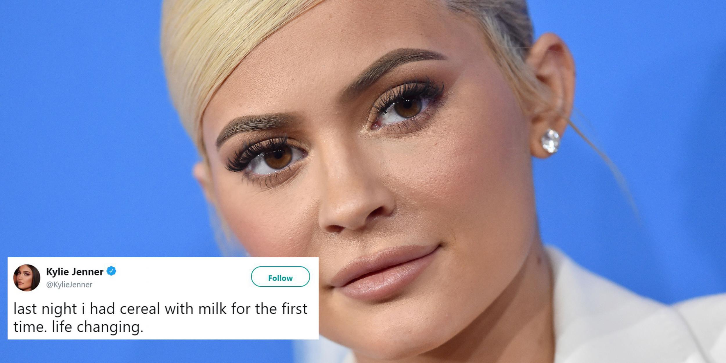 Kylie Jenner mocked after admitting that she has only just tried cereal ...