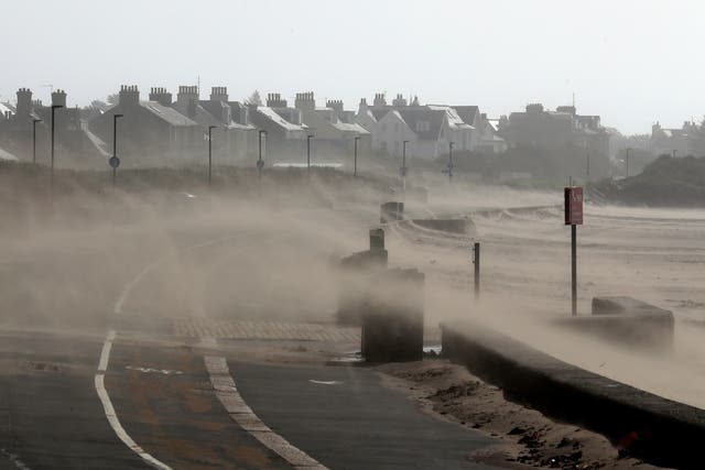Strong winds and rain expected across England and Wales today