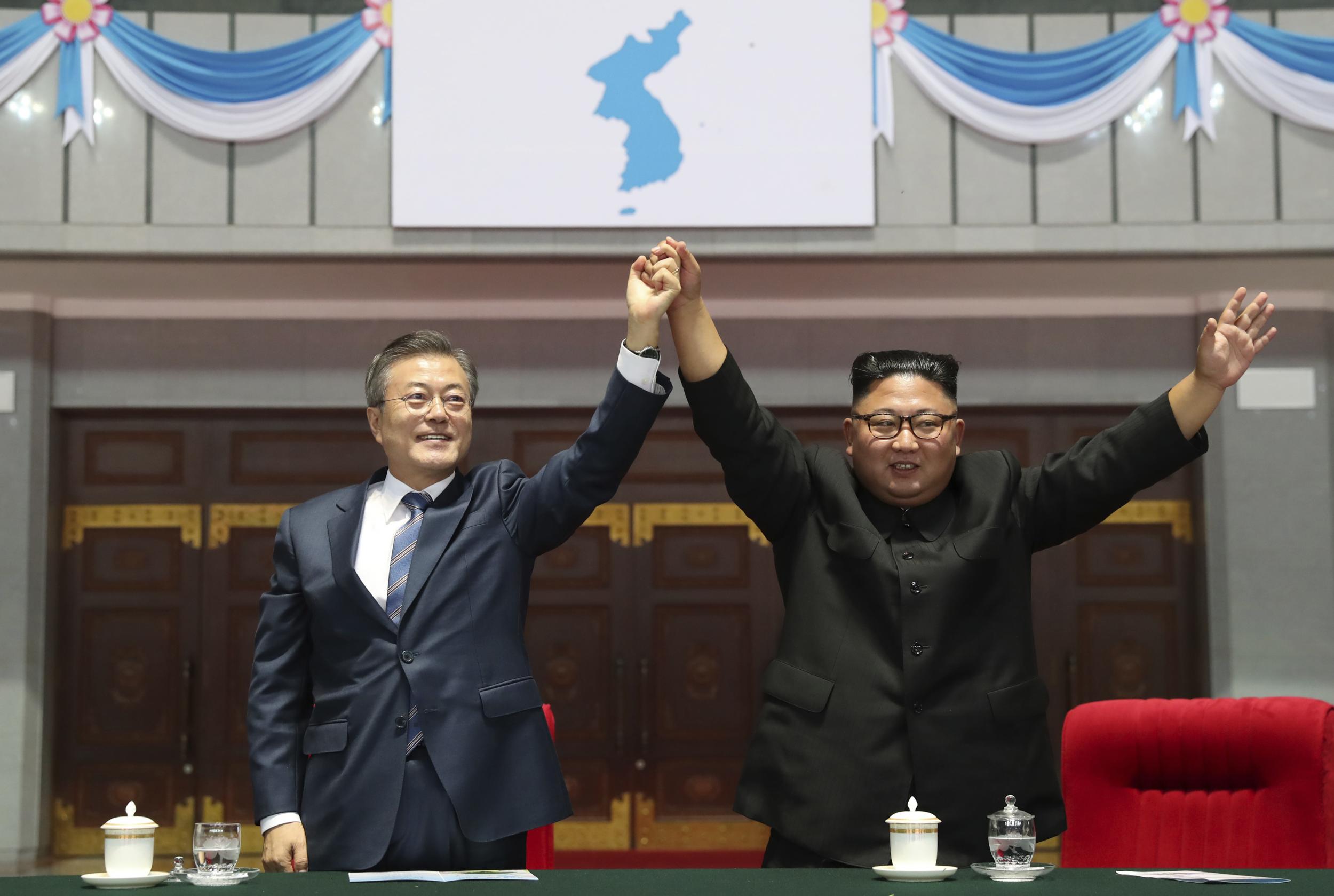 Heres A List Of Items In The Latest North And South Korea Peace Agreement The Independent 