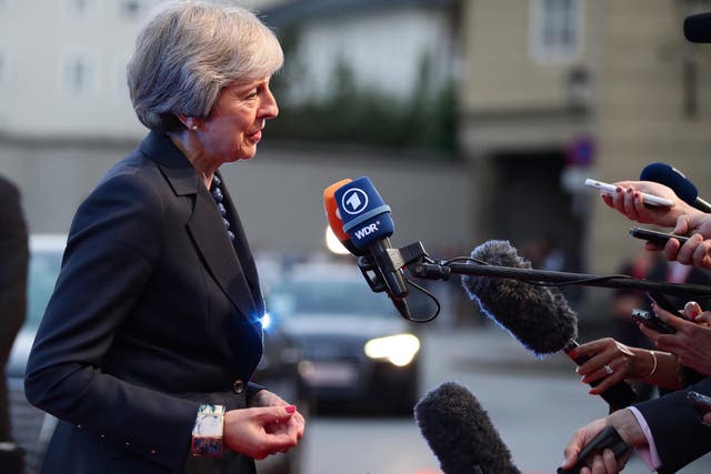 Theresa May says her plan for the Irish border is the only credible and negotiable plan on the table