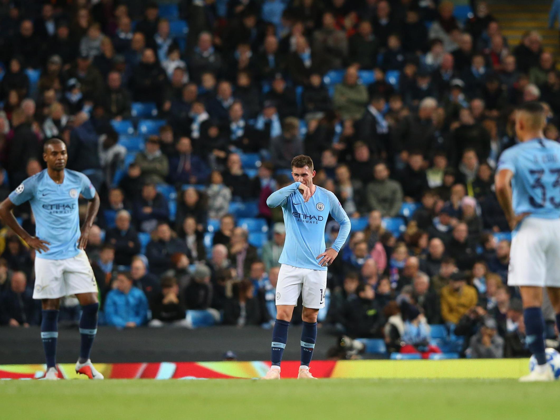 With Pep Guardiola in the stands, Manchester City fell short on the pitch