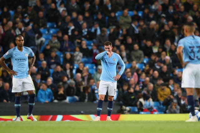 With Pep Guardiola in the stands, Manchester City fell short on the pitch