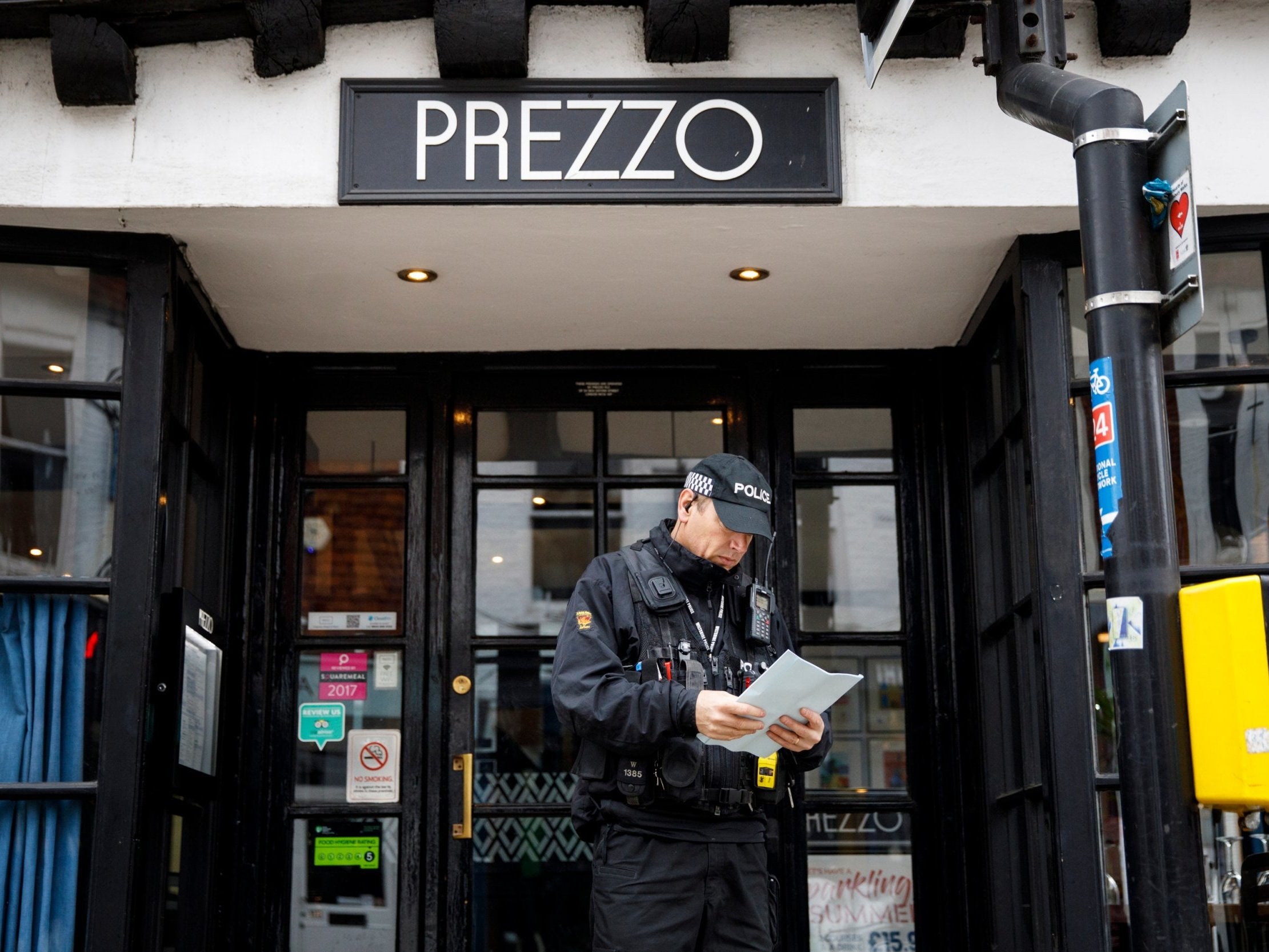 Couple who fell ill in Salisbury Prezzo discharged from hospital as police probe mystery circumstances