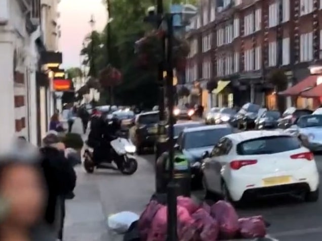 Still taken from video that is believed to have captured the suspects