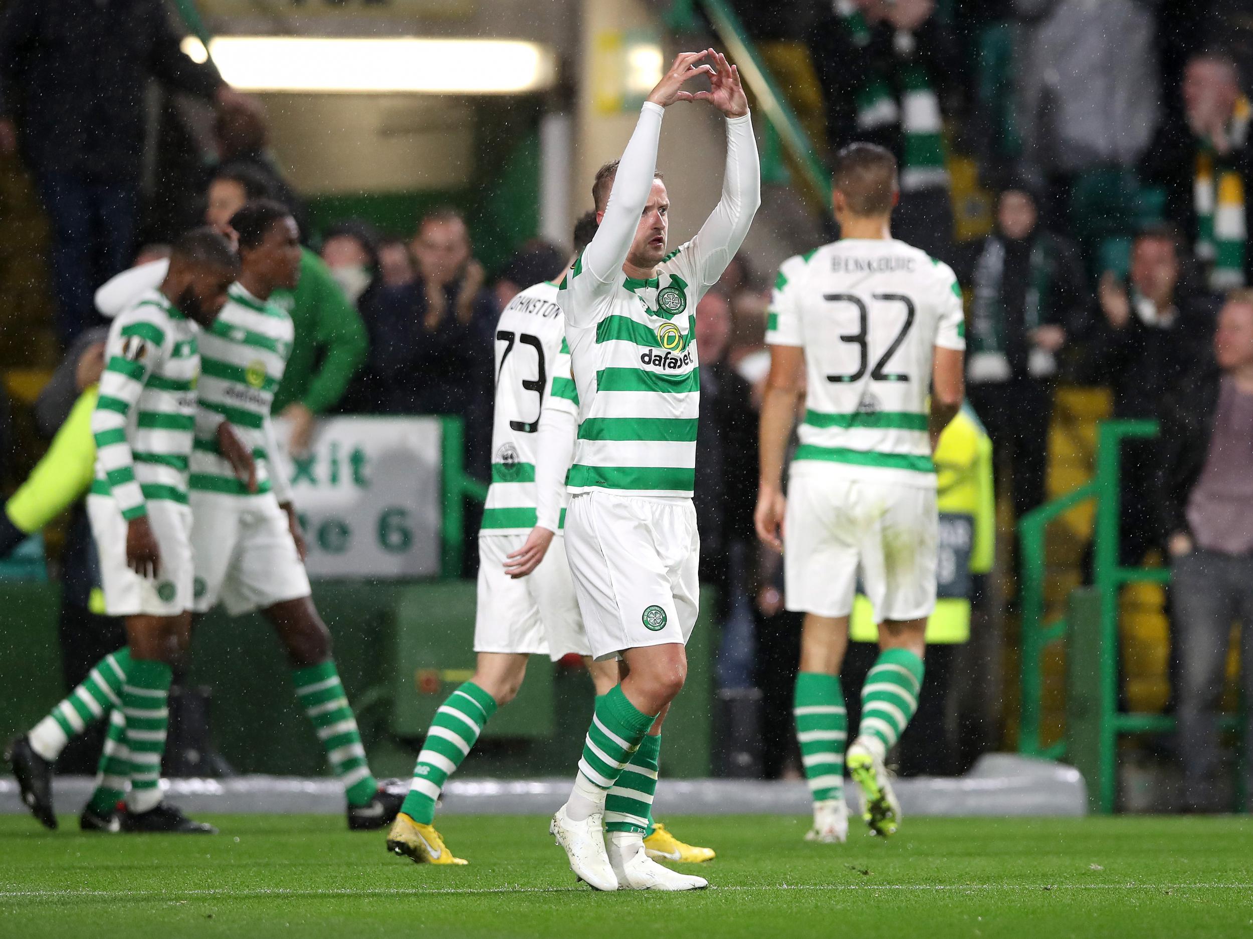 Leigh Griffiths' late strike ensured Celtic beat Rosenborg