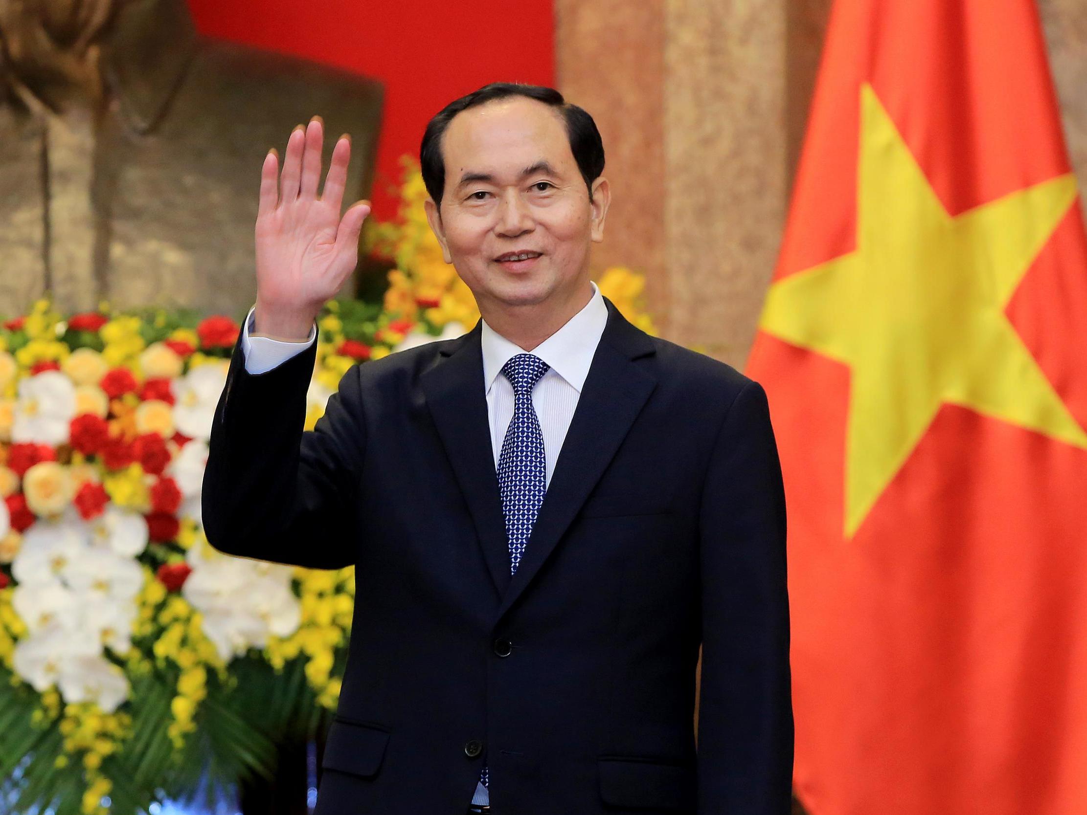 Vietnamese President Tran Dai Quang at the Presidential Palace in Hanoi on March 23, 2018. (MINH HOANG/AFP/Getty Images)