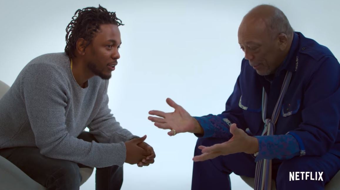 Quincy sits down with Kendrick Lamar in the film